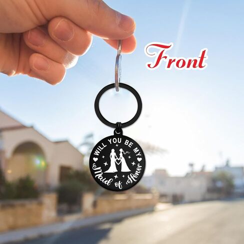 Bridesmaid Proposal Gifts for Maid of Honor, Will You Be My Bridesmaid Keychain in Saudi Arabia