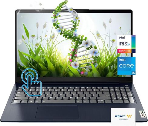 Lenovo IdeaPad 3 Laptop, 15.6" FHD Touchscreen, Intel Core i5-1155G7 4-Core (Beats i7-1065G7), Intel Iris Xe Graphics, Wi-Fi 6, Long Battery Life, Win11, w/WOWPC Bundle (16GB RAM | 2TB PCIe SSD) in Saudi Arabia