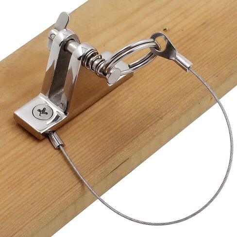 SHENGHUISS Boat Bimini Top Deck Hinge Fitting Concave Base Marine 316 Stainless Steel Bimini Top Hardware,Bimini Top 90° Hinge Bimini Brackets with Quick Release Pins in Saudi Arabia
