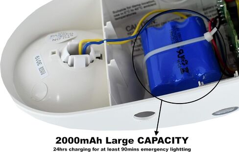 Outdoor Rated High Output White LED Emergency Light (Bug Eyes) with Battery Backup, Wet Location Listed, 90-Minute Minimum Capacity, 120V-277V | 1 PACK in Kuwait