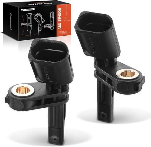 A-Premium ABS Wheel Speed Sensor Compatible with Volkswagen & Audi & Porsche & Seat Models - Jetta, Jetta City, Passat, Passat CC, Golf, Tiguan, Beetle, A3, A3 Quattro, CC, Eos, GTI, TT - 2-PC Set in Saudi Arabia