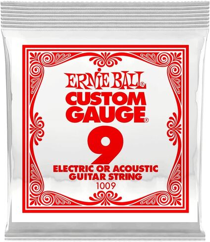 Ernie Ball .009 Plain steel electric or acoustic guitar string in Saudi Arabia