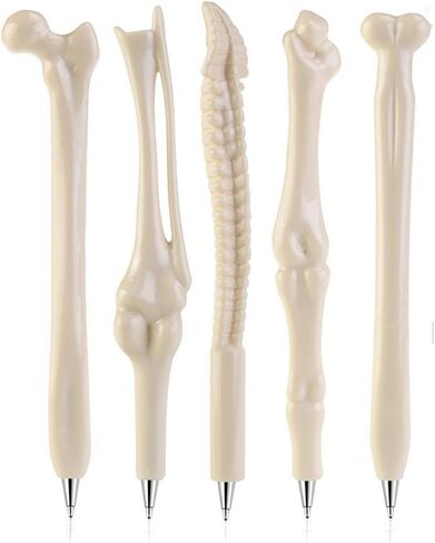 Novelty Creative Bone Shape Ballpoint Pens Doctor Nurse Pen in Black Ink Gift Pen for Kids Pack of 5 in Saudi Arabia