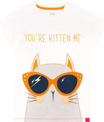 Girls Kitty Cat T-Shirt in Saudi Arabia