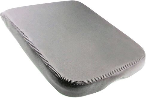 AUTOKAY Armrest Center Console Leather Synthetic Cover Skin for Dodge Ram 2002-2008 … (Gray) in Saudi Arabia