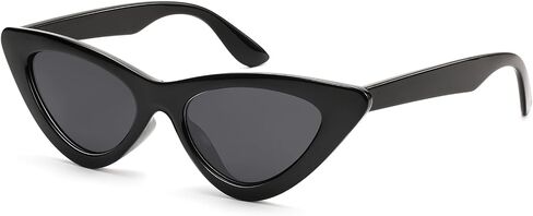 Cat Eye Sunglasses for Women Vintage Retro Narrow Cateye Frame Trendy Sun Glasses in Saudi Arabia