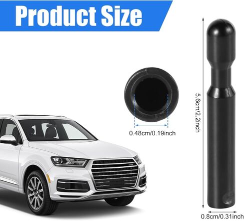 2pcs Car Door Lock Knobs, Auto Inner Door Lock Pull Pin Cap Compatible with F-150, OEM Number FODZ-5421850-A, F150 Accessories Car Replacement Accessories for Most Cars in Saudi Arabia