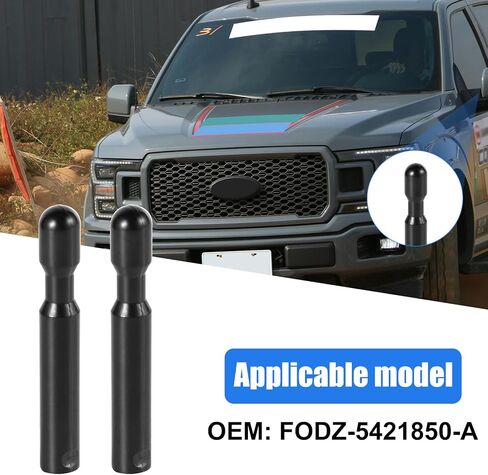 2pcs Car Door Lock Knobs, Auto Inner Door Lock Pull Pin Cap Compatible with F-150, OEM Number FODZ-5421850-A, F150 Accessories Car Replacement Accessories for Most Cars in Saudi Arabia