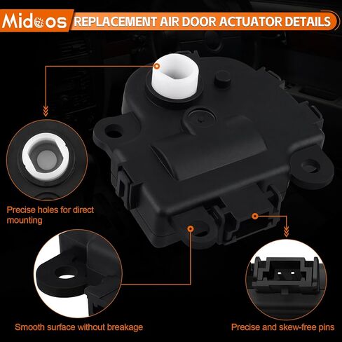 2 قطعة سخان محرك باب الهواء HVAC، مشغل باب مزيج متوافق مع تشيفي إمبالا 2004-2013 كورفيت ماليبو بويك كاديلاك بونتياك-سخان محرك باب مزيج الهواء 604-108، 1574122، 15844096 in Kuwait