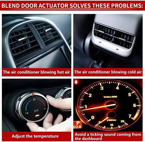 استبدال مشغل باب الهواء المزيج HVAC A/C لـ 1992-1999 LeSabre 88 98 LSS ريجنسي بونتياك بونفيل كاديلاك ديفيل بروغام فليتوود 604-123 in Saudi Arabia