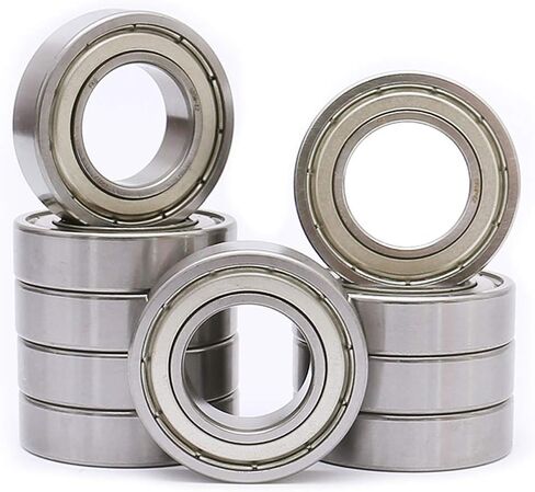 FKG 6005-ZZ 25x47x12mm محمل كرة أخدود عميقة محمل دروع معدنية مزدوجة مشحم مسبقًا 10 قطع in Saudi Arabia