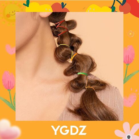 YGDZ Elastic Hair Bands, 5 Colors 600 pcs Hair Ties, Mini Hair Rubber Bands, Elastic Hair Ties for Girl, Ponytail Holders, Hair Accessories for Men, Women, Toddler, Neutral Colors in Saudi Arabia