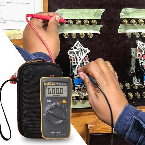 حقيبة Mchoi صلبة محمولة تناسب جهاز Fluke 101/106 الرقمي المتعدد المحمول، حافظة فقط in Kuwait