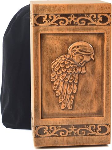 الجرار الخشبية رماد حرق الجثث البشرية جرة الخشب الكبار الذكور أبي دفن كبير الإناث الرجال الكبار صندوق (عباد الشمس 250 رطل) in Kuwait