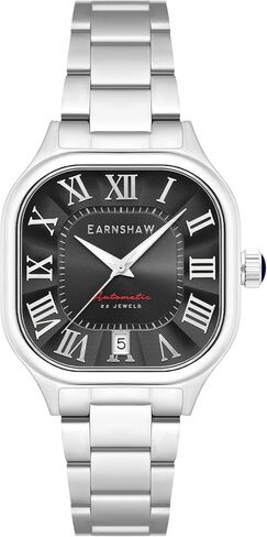 Thomas Earnshaw Coussin Men's Automatic 39mm Watch with Genuine Leather Strap ES-8284 in Saudi Arabia