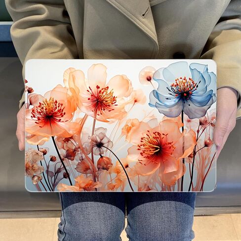 MEEgoodo for MacBook Air 13 inch Case 2021 2020 2019 2018, Cover Fit Model A2337 M1 A2179 A1932, Flexible Crystal Case for 13.3-inch Laptop, Hard Shell Cases for MacBook Air M1,Glowing Lines Full Moon in Kuwait