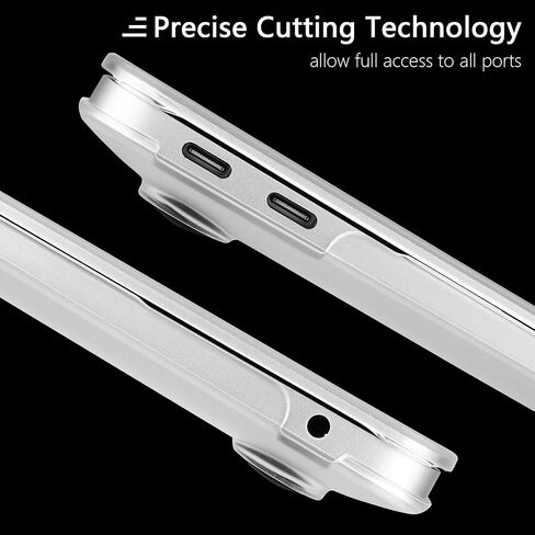 MEEgoodo for MacBook Air 13 inch Case 2021 2020 2019 2018, Cover Fit Model A2337 M1 A2179 A1932, Flexible Crystal Case for 13.3-inch Laptop, Hard Shell Cases for MacBook Air M1,Glowing Lines Full Moon in Kuwait