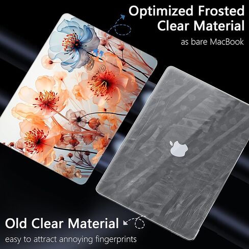 MEEgoodo for MacBook Air 13 inch Case 2021 2020 2019 2018, Cover Fit Model A2337 M1 A2179 A1932, Flexible Crystal Case for 13.3-inch Laptop, Hard Shell Cases for MacBook Air M1,Glowing Lines Full Moon in Kuwait