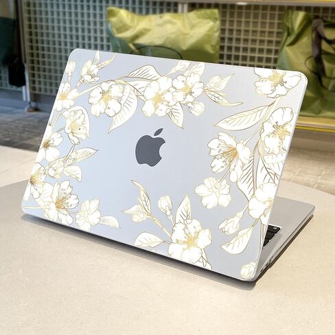 MEEgoodo for MacBook Air 13 inch Case 2021 2020 2019 2018, Cover Fit Model A2337 M1 A2179 A1932, Flexible Crystal Case for 13.3-inch Laptop, Hard Shell Cases for MacBook Air M1,Glowing Lines Full Moon in Kuwait