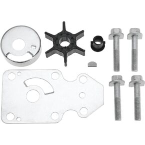 63V-W0078-01 Water Pump Impeller Repair Kit for Yamaha 9.9hp 15 hp 2 4 stroke 2 cylinders Outboard 1996-2019 Replace Sierra 18-3433 63V-W0078-00 63V-W0078-02 63V-W0078-03