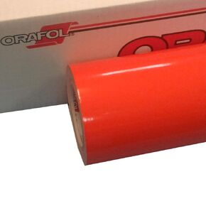 Orange 24" x 30 Ft Roll of Glossy Oracal 651 Vinyl for Craft Cutters and Vinyl Sign Cutters