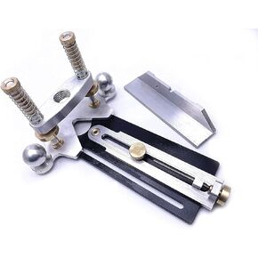2 in 1 Rotary Tool Plunge Router Base with Router Edge Guide Soundhole and Rosette Routing Jig Perfect for Guitar Bass Fretted Instrument Work