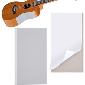 2 Pcs Guitar Non Slip Pad Keep Guitar from Sliding Guitar Accessories Self Adhesive Silicone Pads Guitar Aid for Beginners Keep Your Instrument in Place, Light Gray