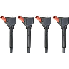 ENA Set of 4 Ignition Coil Pack Compatible with Fiat Jeep 2014 2015 2016 2017 500 and 2015 2017 Renegade 1.4L Replacement For UF755