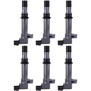 OCPTY Ignition Coil Coils Pack fits UF399 UF297 UF270,for Mitsubishi Raider 4.7L 2006-2007,for Raider 3.7L 2006-2009,for Jeep Liberty 3.7L 2002-2008,for Cherokee 5.7L 2007 set of 6