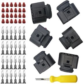 6 قطعة ملف الإشعال موصل طقم تصليح قابس كوابل مجمعة الأسلاك ث/أداة لأودي VW استبدال 4B0 973 724 4B0973724 in Kuwait