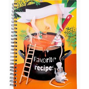Kids Cooking Journal, Blank Cookbook, Children Recipe Notebook, 100+ Stickers Included in Saudi Arabia