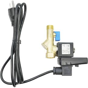 AC 110V Electronic Drain Valve Tank Drain Valve Integrated 1/2" Automatic Timed Water Tank Replaces Compressor Automatic Electronic Timed Air Tank Water Moisture Drain Valve Timer with Power Cable