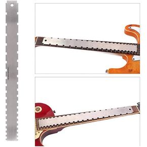 أدوات قياس لوثير، أداة لوثير بحافة مستقيمة على شكل رقبة الجيتار لمعظم الجيتارات الكهربائية (فضية) in Kuwait