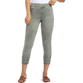 Tribal Women's Jegging Jean Pull on Ankle Embellished