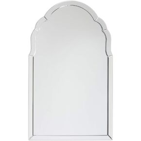 Empire Art Direct Elegant Arch Wall Vanity, Bathroom, 1"-Beveled Center Mirror,Ready to Hang, 20" x 44", Clear