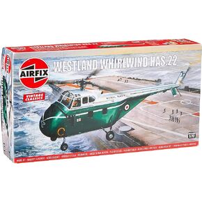 Airfix Vintage Classics Westland Whirlwind Helicopter HAS.22 1:72 Royal Navy Military Aviation Plastic Model Kit A02056V