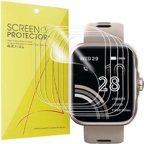 Compatible for Cubitt Viva Pro Smartwatch Screen Protector, [6 Pack] Full Coverage TPU Clear Film Compatible for Cubitt Viva Pro/Viva Smartwatch (Viva-6 Pack)