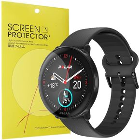 Compatible for POLAR Ignite 3 Screen Protector, [6 Pack] Premium High Definition Ultra HD Film Compatible with POLAR Ignite 3 Fitness & Wellness GPS Smartwatch (6 PACK)