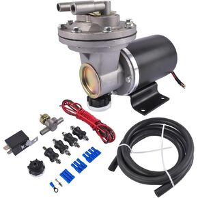 28146 12 Volt Electric Vacuum Pump Kit 18" to 22" Electrical Vacuum Pump for Brake w/Installation Kit Brake Booster Vacuum Pump in Saudi Arabia
