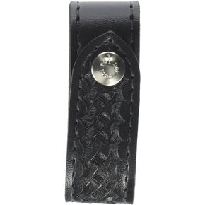 Safariland 690 Handcuff Strap Holder, Single Snap, Chrome, Basketweave