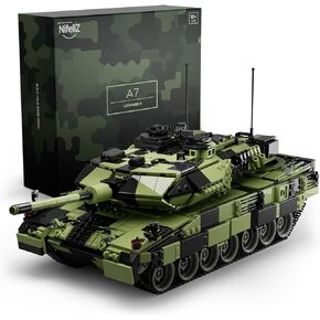Nifeliz Leopard II A7 Tank, Military Tank Building Set for Adults, Collectible Army Model to Build and Display, Gift Ideal for Military Enthusiasts (2,069 PCS, NF10269)