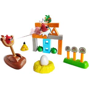 2023 Licensed Angry Birds Toys Playsets Build N’ Launch Construction Brick Assembly Building Blocks Sets Pig City Strike 2 Takedown Space Planet Game Catapult Slingshot Gift Box 20pcs
