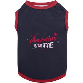 CuteBone Soft Dog Shirt Birthday Lightweight Small Puppy T-Shirts Pet Clothes Breathable Tee Vest Stretchy Outfit Cat Apparel BX08L-D