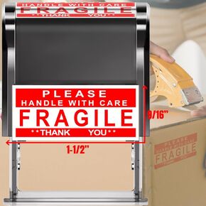 طوابع هشة للشحن، يرجى التعامل معها بعناية طوابع مطاطية هشة ذاتية التحبير للشحن والنقل، تحذير طوابع مطاطية ذاتية التحبير ملصقات هشة in Kuwait