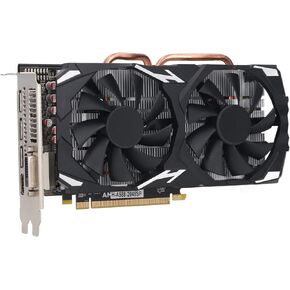 Game Graphics Card, RX580 Low Noise 8GB GDDR5 256BIT Computer Graphics Card, with HD Multimedia DVI Interface, for Windows 10 11 Vista, for Linux (RX580 8GB GDDR5 256BIT)