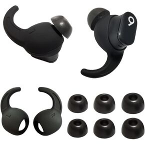 Memory Foam Ear Tips for Beats Studio Buds Earhooks for Beats Earbuds Replacement Grip Cover for Beats Studio Buds Ear Tips fit in Charging Case, Black in Kuwait