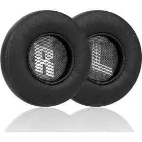 Replacement Ear Pads for JBL E35 E45 E45BT Bluetooth Wireless Headphones, Ear Pads Cushions with High-Density Noise Isolation Foam, Made Soft Protein Rubber Leather - Black