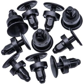 Rexka 10pcs Cowl Top Panel Retainer Clip 91508-SR3-000 for Honda Odyssey Civic CR-V Del Sol Acura Integra 91508SR3000