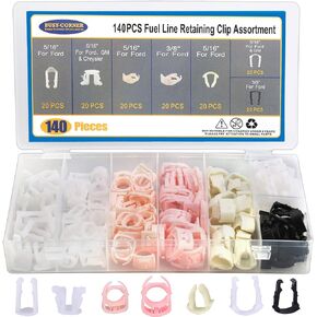 Fuel Line Retaining Clip Fuel Line Retainer Clip Assortment Kit 140 Pieces