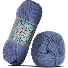 I Love This Cotton Medium Yarn for Crocheting & Knitting – Soft Yarn Skein – 180 Yards of 100% Cotton Yarn for Crocheting Blankets, Hats, & More – DIY Handcrafting Accessories